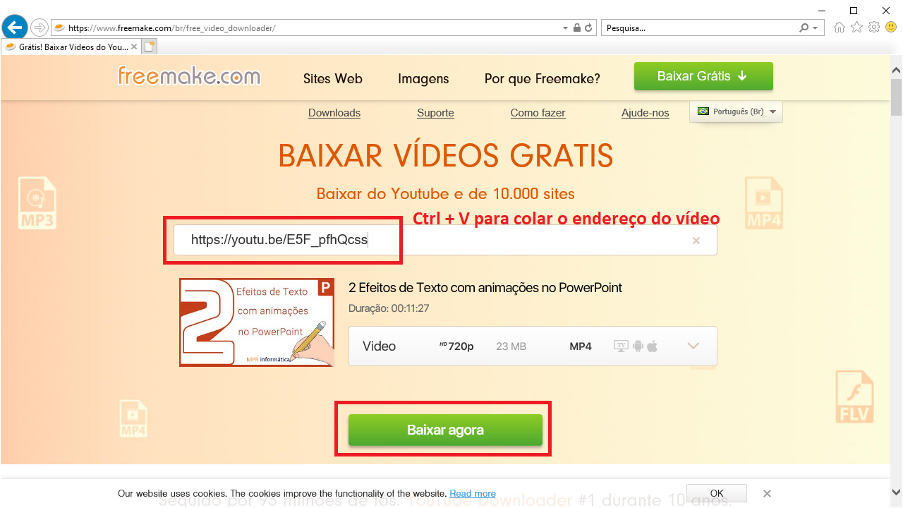 Como baixar um v deo do youtube blog da mpr inform tica